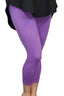 Purple Capri Leggings