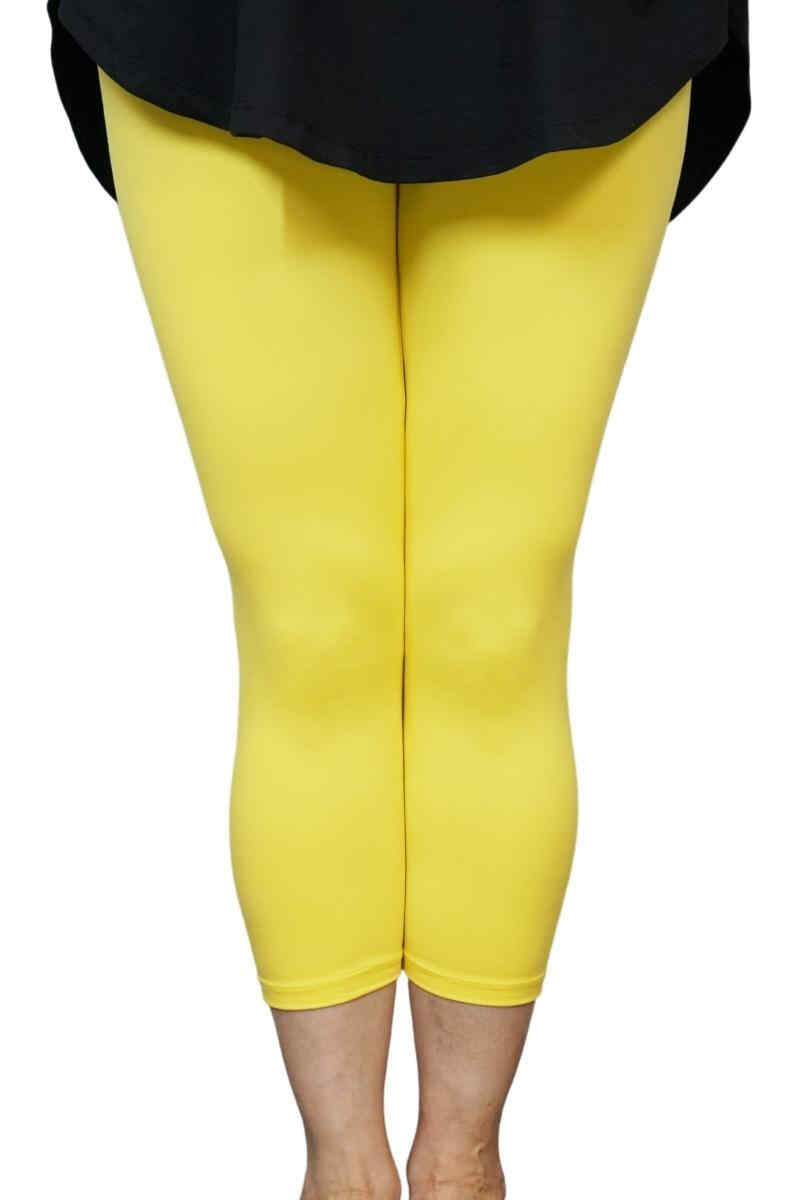 Sunshine Yellow Capri Leggings