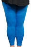 Indigo Blue Solid Leggings