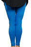 Indigo Blue Solid Leggings