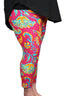 Leggings capri rosas para mujer