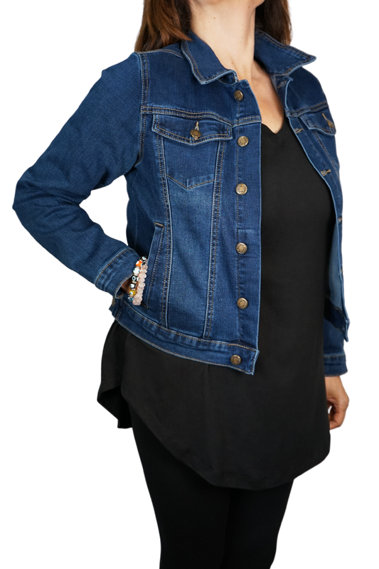 Amelia Fitted Denim Jacket