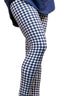 Leggings de terciopelo azules