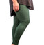 Eden Green Solid Leggings