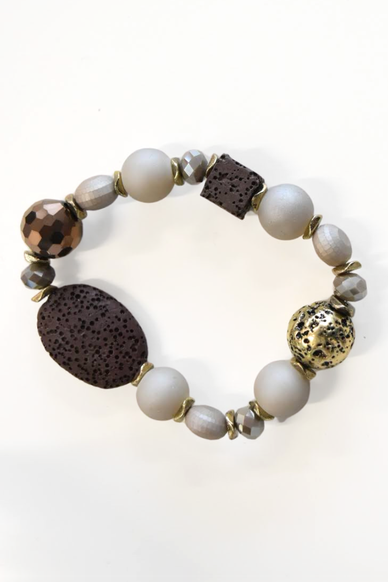 Bedazzled Bracelet - Earth Tones