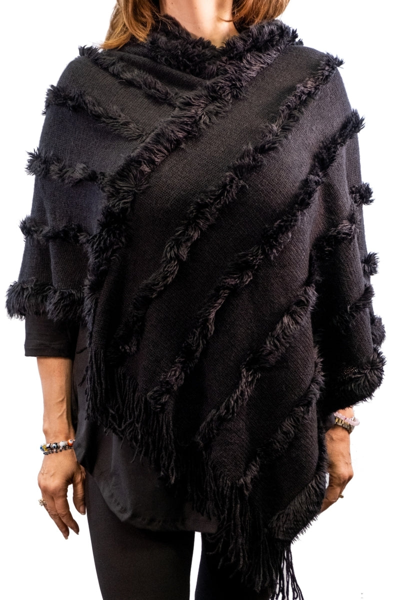 Fozzy Hooded Poncho