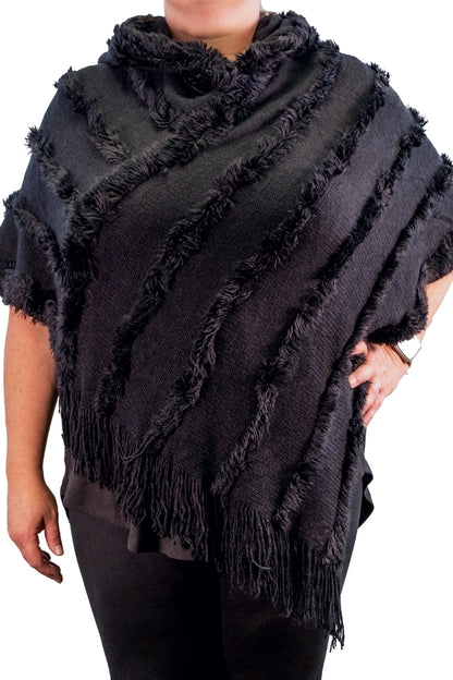 Fozzy Hooded Poncho