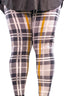 On Golden Plaid Leggings