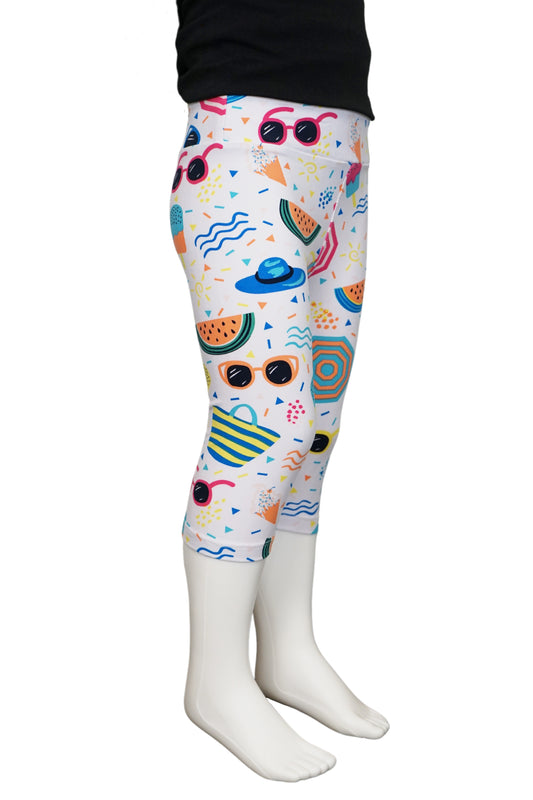 Summer Lovin Kids Capri Leggings