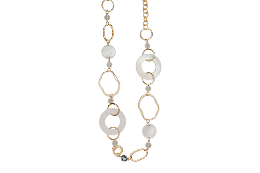 Wispy Whites Necklace