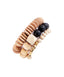 Wood Multi Strand Bead Bracelet Set