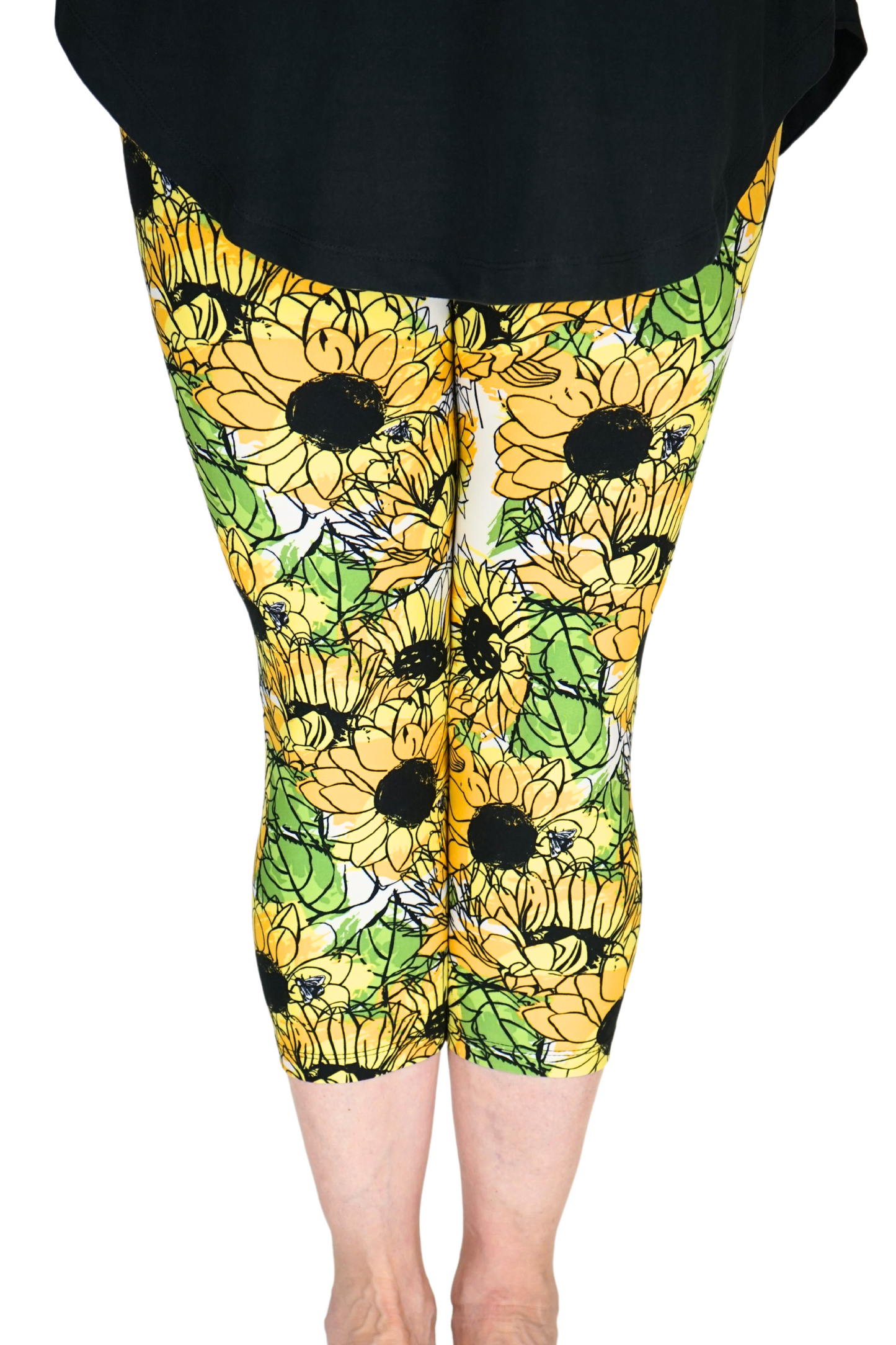 Youre a Sunflower Capri Leggings