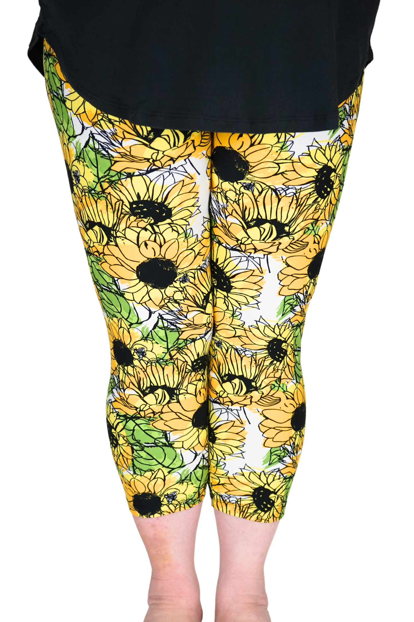 Youre a Sunflower Capri Leggings