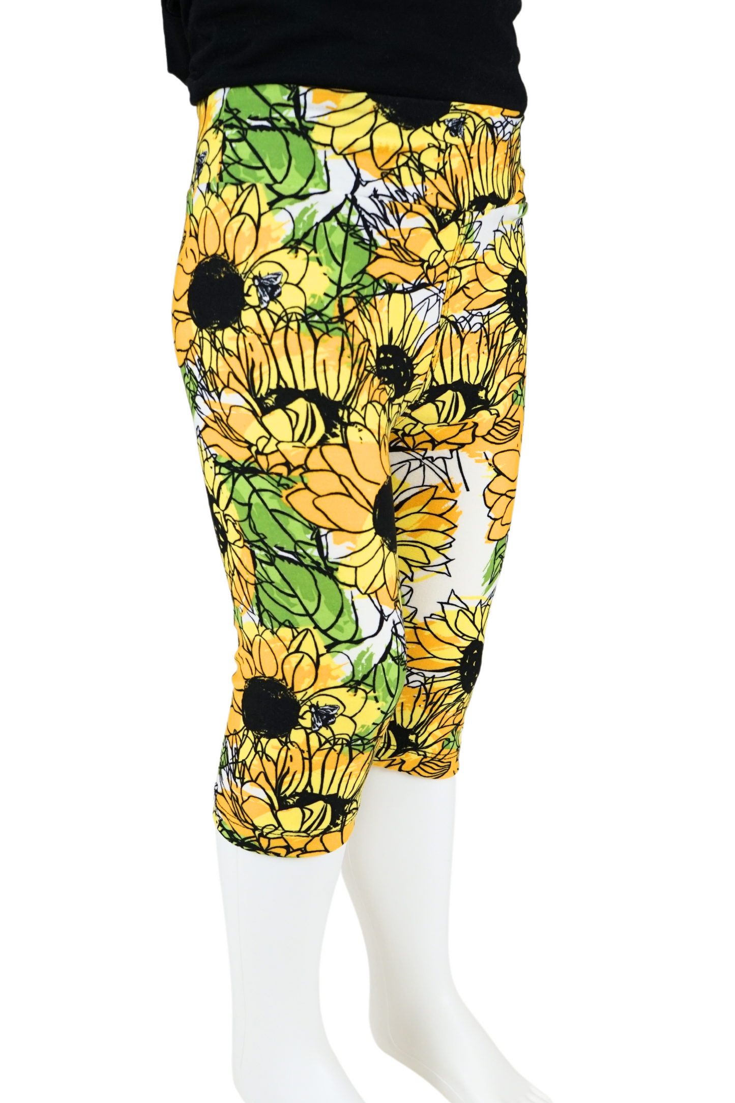 Youre a Sunflower Kids Capri Leggings