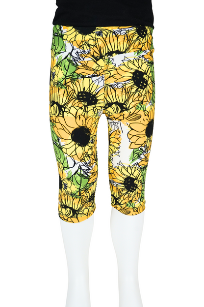 Youre a Sunflower Kids Capri Leggings